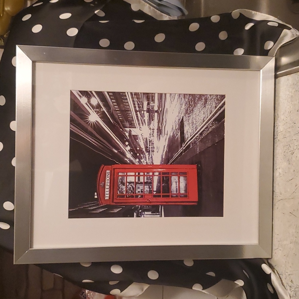 Beautiful pic of old time phone booth